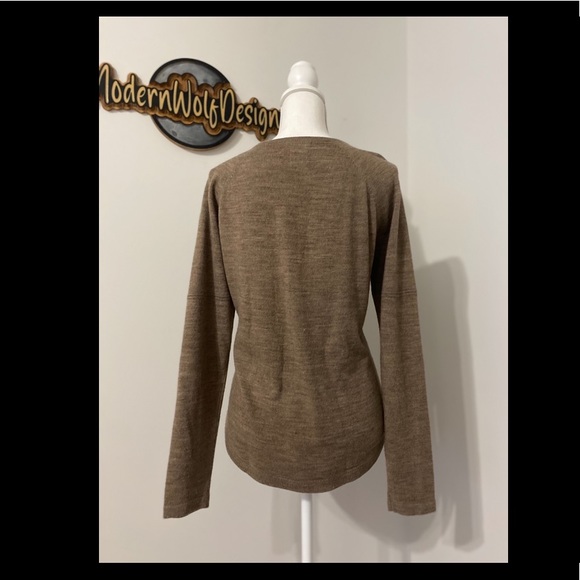 ⏰ Sweet Romeo - Brown/Tan pullover sweater - M - Picture 3 of 4